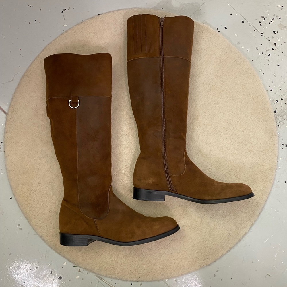 Davos Gomma Cognac Leather Riding Boots